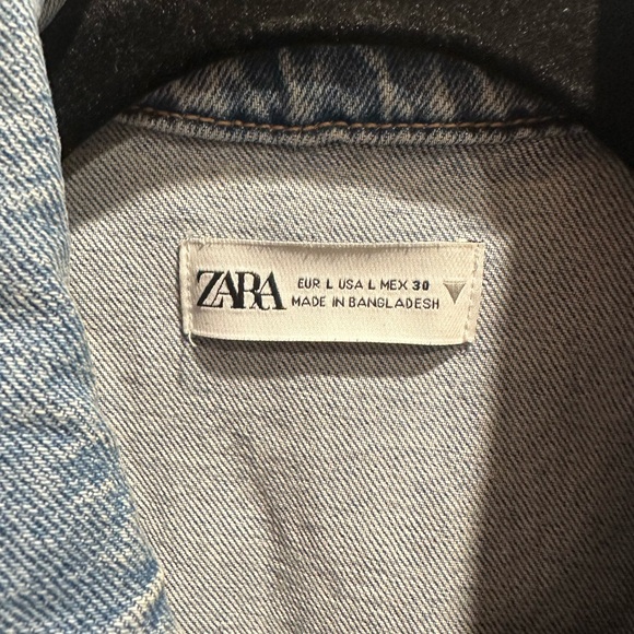 Zara Denim Mini Dress - Picture 2 of 2